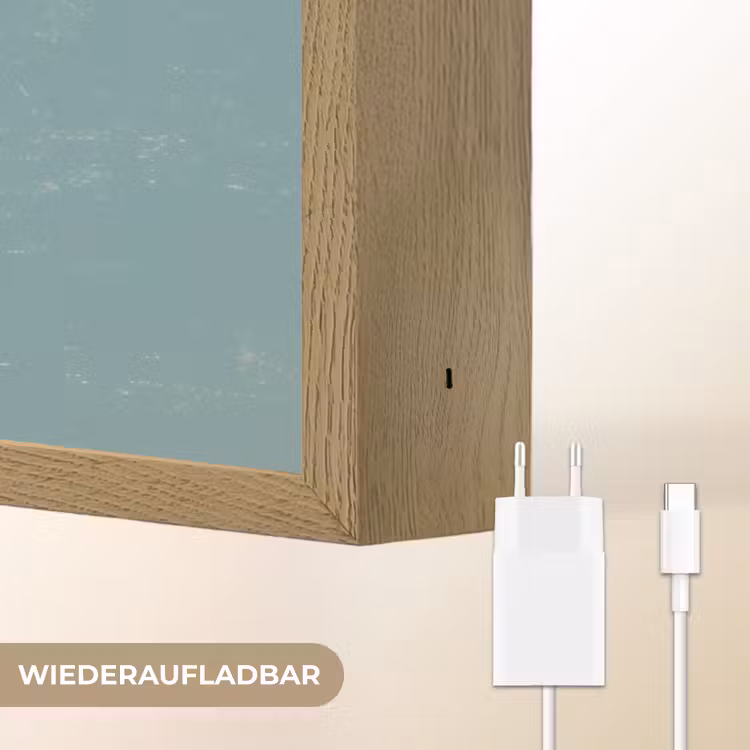 Kat - Zwart - Koffie - Minimalistisch Light Box met batterij (Wandlamp) middel -USP_websiteoplaadbaarDE