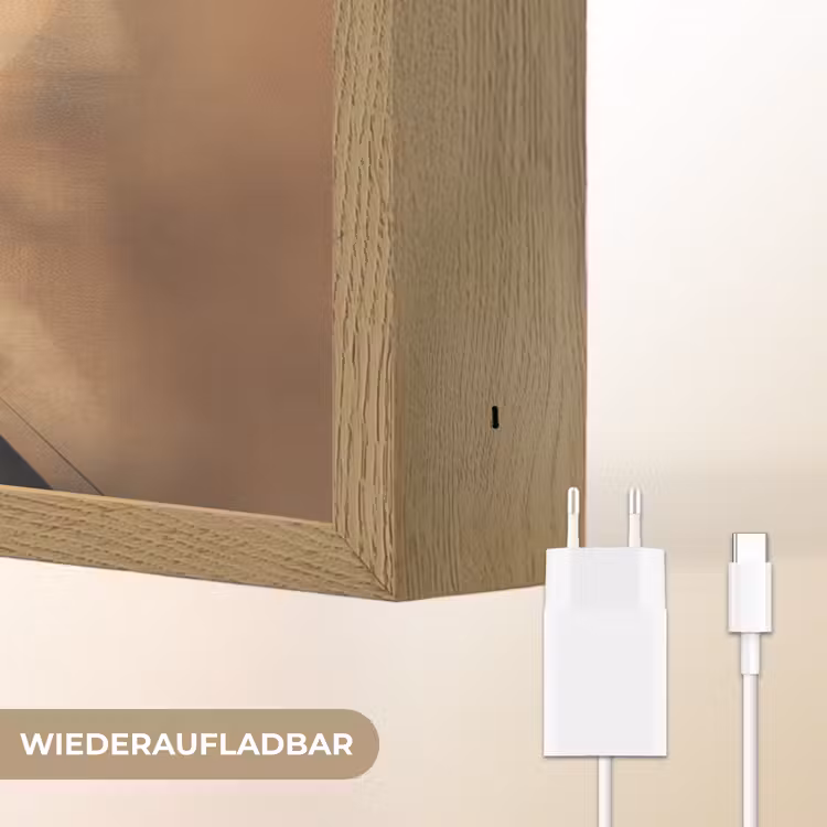 Piano - Toetsen - Abstract Light Box met batterij (Wandlamp) middel -USP_websiteoplaadbaarDE