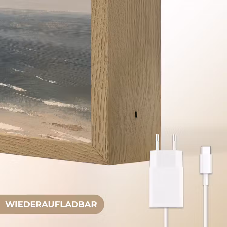 Klif - Zee - Boom Light Box met batterij (Wandlamp) middel -USP_websiteoplaadbaarDE