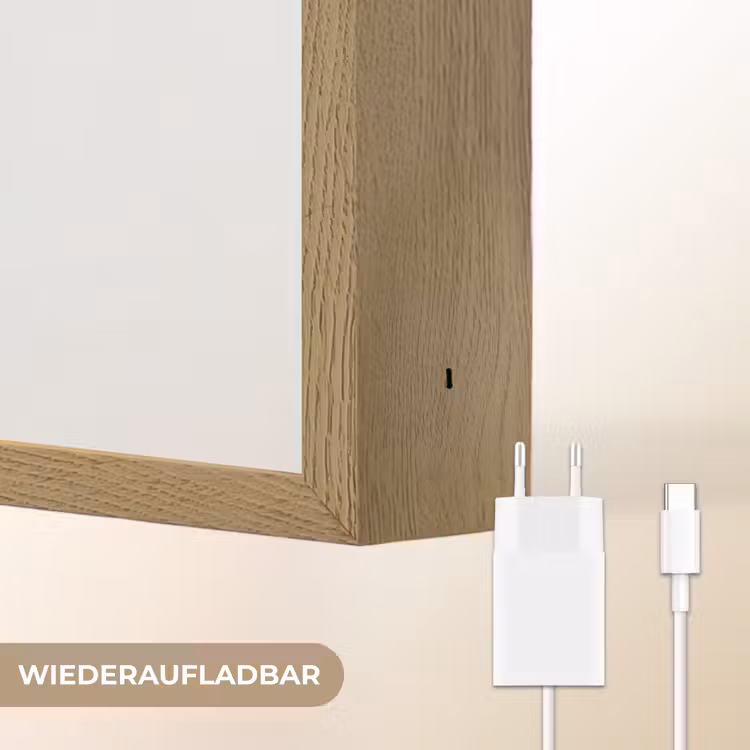 Kreeft - Glossier - Groen - Wit Light Box met batterij (Wandlamp) middel -USP_websiteoplaadbaarDE