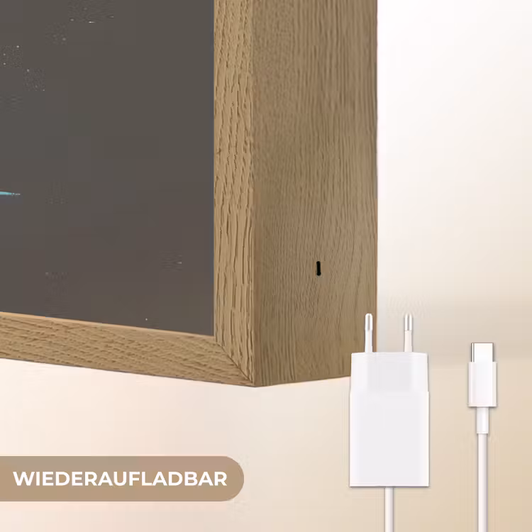 Cirkel - Abstract - Roze Light Box met batterij (Wandlamp) middel -USP_websiteoplaadbaarDE