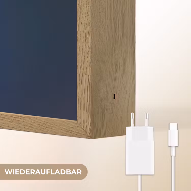 Paars - Disco - Feest - Druif Light Box met batterij (Wandlamp) middel -USP_websiteoplaadbaarDE