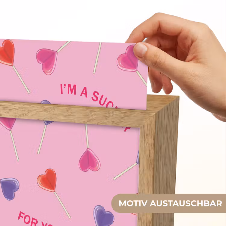 Lolly - Valentijn - Illustratie - Snoep Light Box met kabel (Wandlamp) klein -USP_websiteprintDE