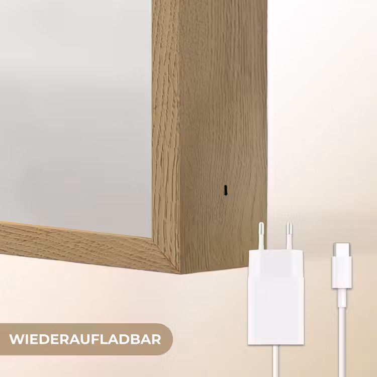 Minimalistisch - Silhouet - Zwart - Vliegtuig Light Box met batterij (Wandlamp) middel -USP_websiteoplaadbaarDE