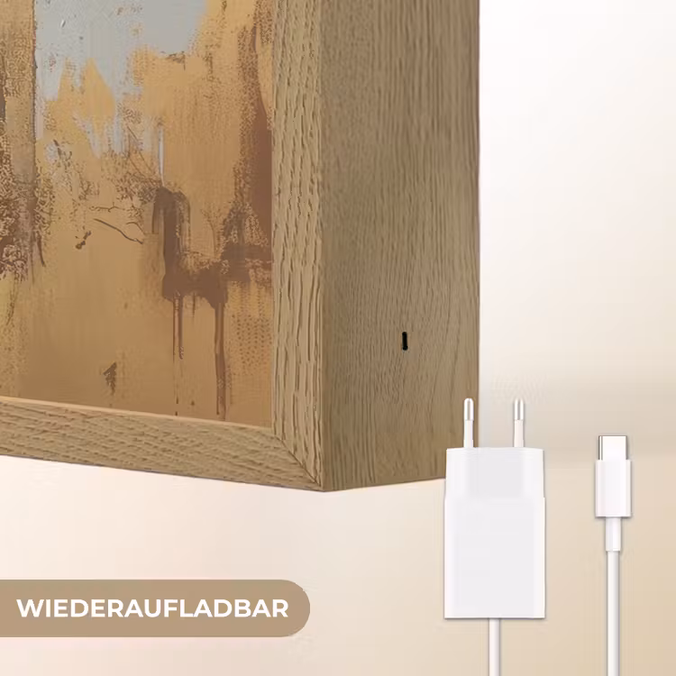 Moskee - Goud - Arabisch - Ramadan - Islamitische Light Box met batterij (Wandlamp) middel -USP_websiteoplaadbaarDE
