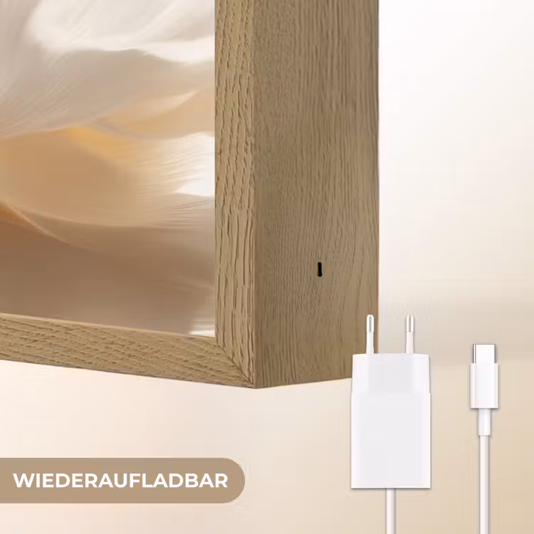 Close up - Pioenroos - Wit Light Box met batterij (Wandlamp) middel -USP_websiteoplaadbaarDE