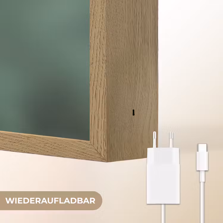 Anjer - Roze - Bloemblaadjes Light Box met batterij (Wandlamp) middel -USP_websiteoplaadbaarDE