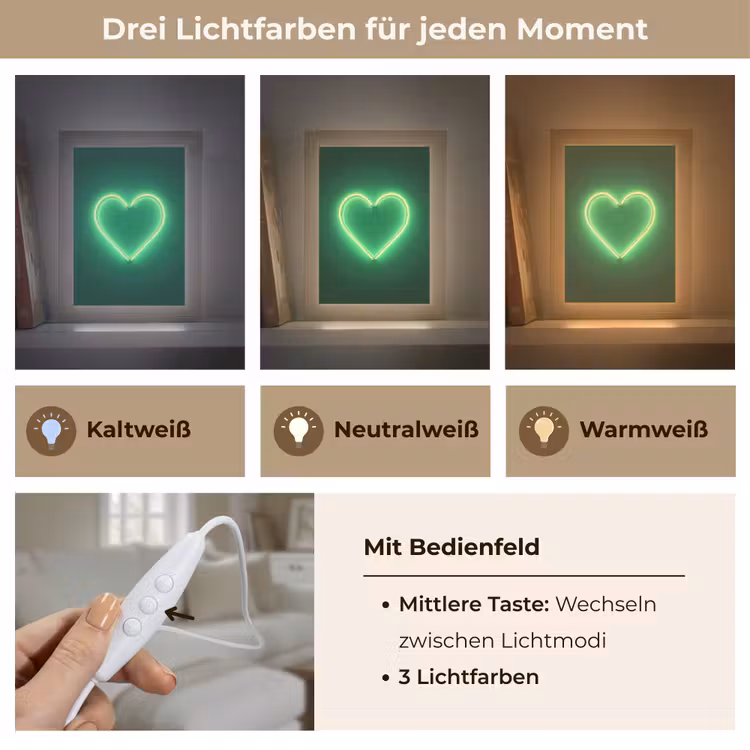 Neon - Groen - Licht Light Box met kabel (Wandlamp) klein -USP_lichtkleurDE