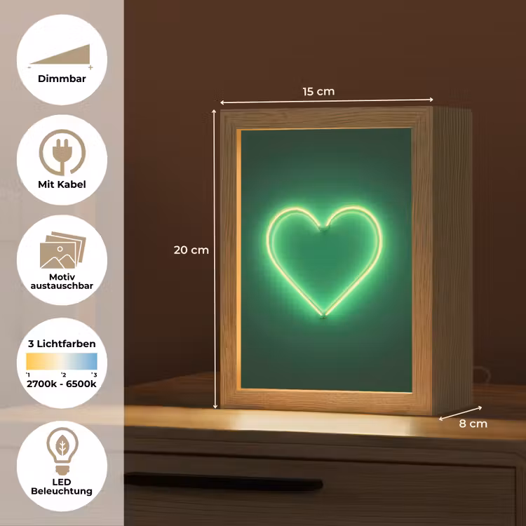 Neon - Groen - Licht Light Box met kabel (Wandlamp) klein -USP_websiteoverzichtDE