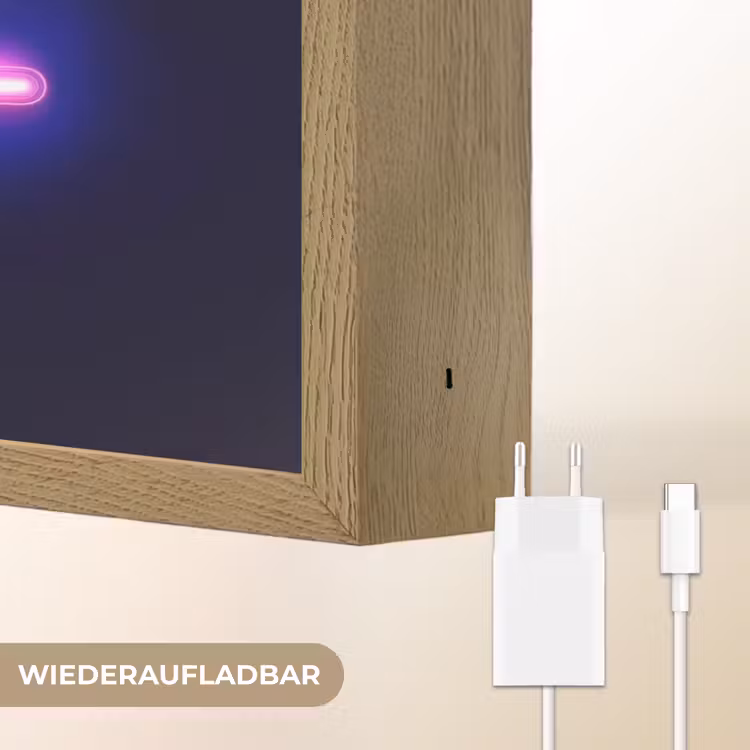 Neon - Love - Valentijn Light Box met batterij (Wandlamp) middel -USP_websiteoplaadbaarDE