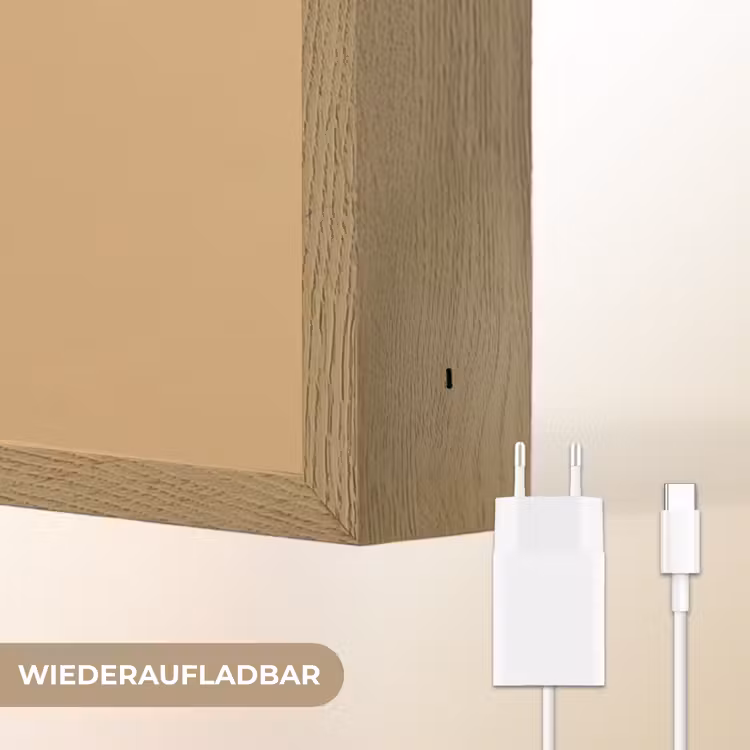 Panda - Pak - Zonnebril - Blauw Light Box met batterij (Wandlamp) middel -USP_websiteoplaadbaarDE