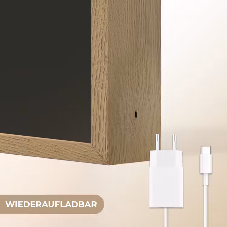 Panter - Realistisch - Bruin Light Box met batterij (Wandlamp) middel -USP_websiteoplaadbaarDE