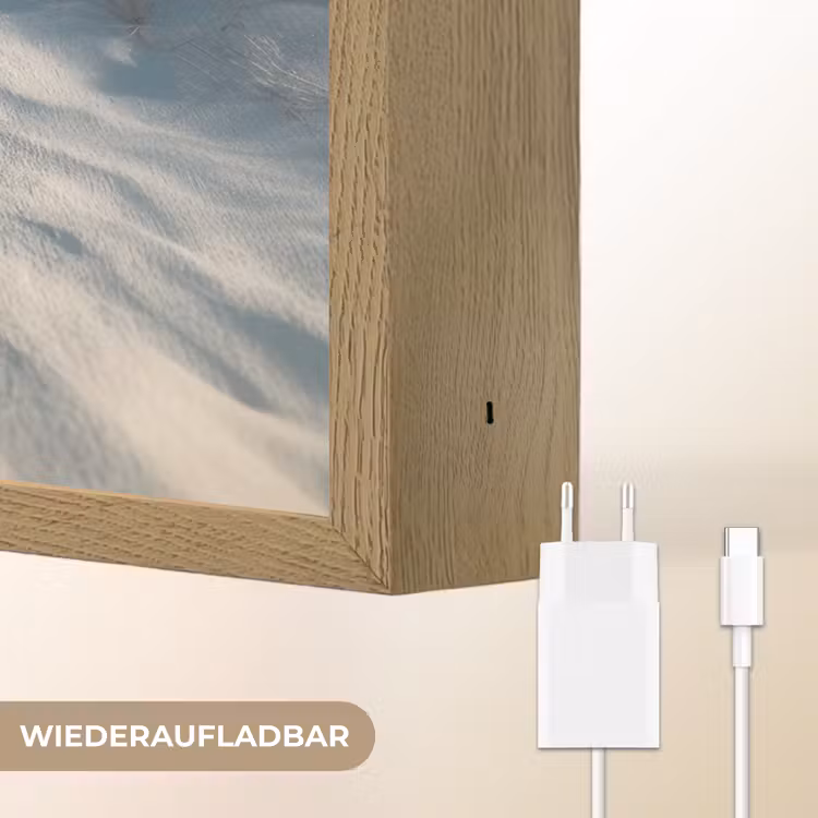 Pad - Planken - Duinen - Gras Light Box met batterij (Wandlamp) middel -USP_websiteoplaadbaarDE
