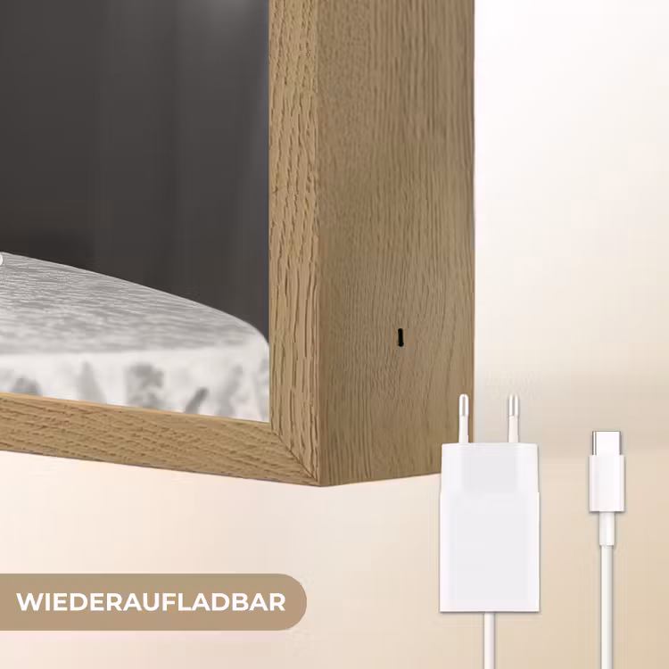 Paard - Bord - Pasta - Tafelkleed - Zwart Wit - Dieren Light Box met batterij (Wandlamp) middel -USP_websiteoplaadbaarDE