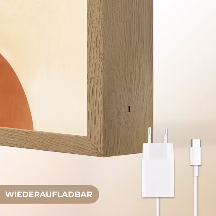 Planten - Abstract - Vormen Light Box met batterij (Wandlamp) middel -USP_websiteoplaadbaarDE