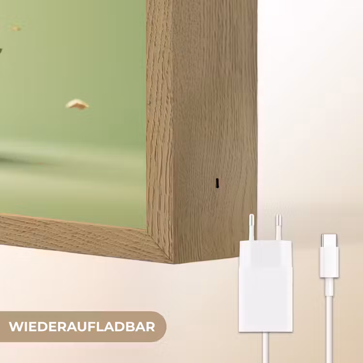 Pistache - Taart - Noten - Eten Light Box met batterij (Wandlamp) middel -USP_websiteoplaadbaarDE