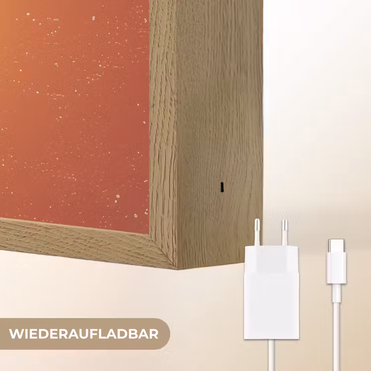 Pizza - Kaas - Rood - Pepperoni Light Box met batterij (Wandlamp) middel -USP_websiteoplaadbaarDE
