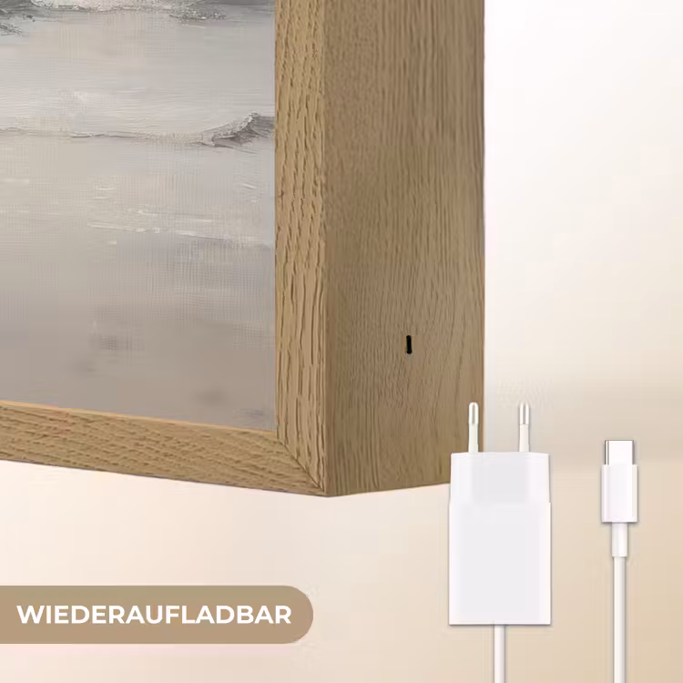 Roeiboot - Zee - Horizon Light Box met batterij (Wandlamp) middel -USP_websiteoplaadbaarDE