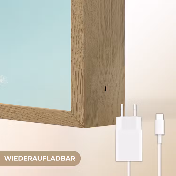 Slagroom - Taart - Blauw - Eten Light Box met batterij (Wandlamp) middel -USP_websiteoplaadbaarDE