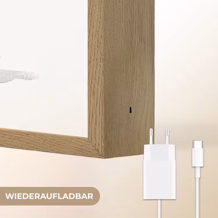 Drumstel - Oranje - Zwart - Aquarelverf Light Box met batterij (Wandlamp) middel -USP_websiteoplaadbaarDE