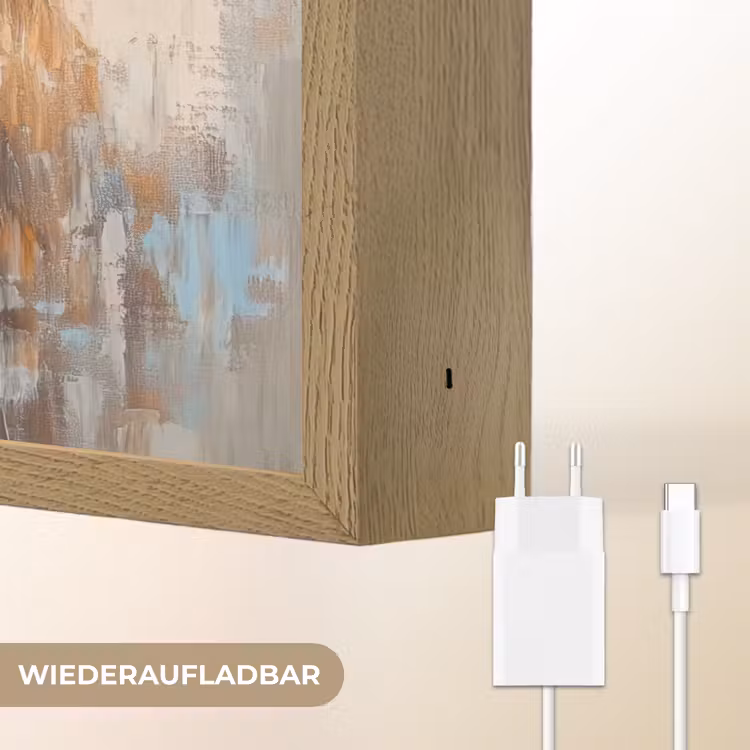 Schotse hooglander - Dieren - Koe - Street art Light Box met batterij (Wandlamp) middel -USP_websiteoplaadbaarDE