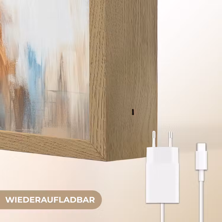 Schotse hooglander - Street art - Vintage - Koe - Dieren Light Box met batterij (Wandlamp) middel -USP_websiteoplaadbaarDE