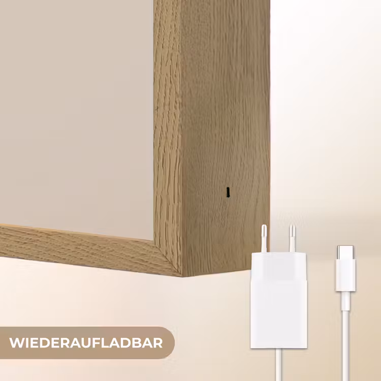 Schotse Hooglander - Kerst - Muts - Trui - Winter Light Box met batterij (Wandlamp) middel -USP_websiteoplaadbaarDE