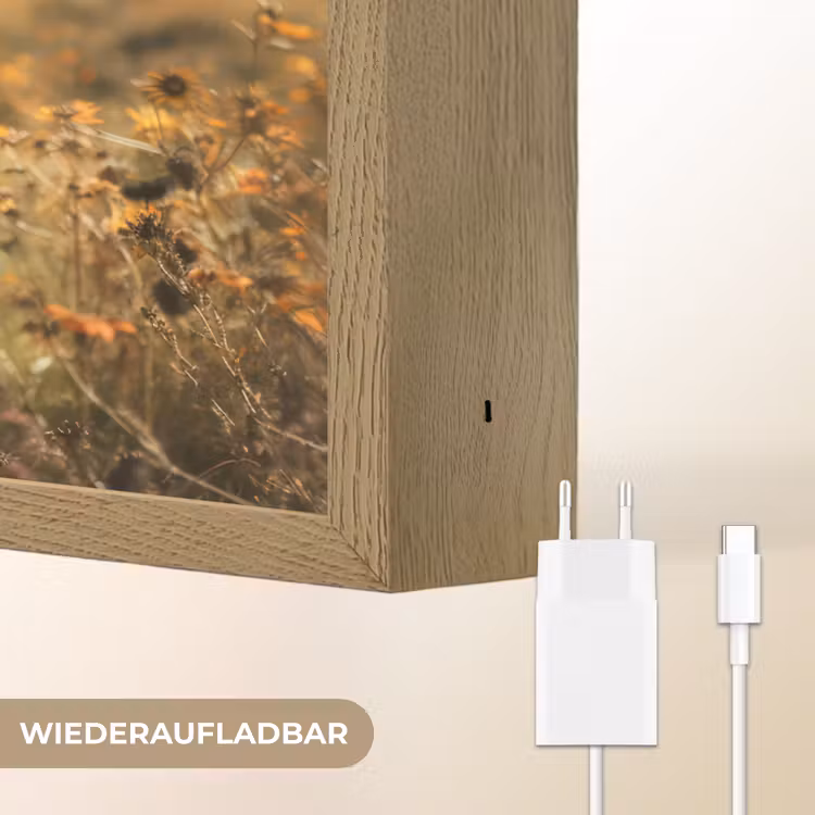 Schotse hooglander - Dieren portret - Natuur - Dier Light Box met batterij (Wandlamp) middel -USP_websiteoplaadbaarDE