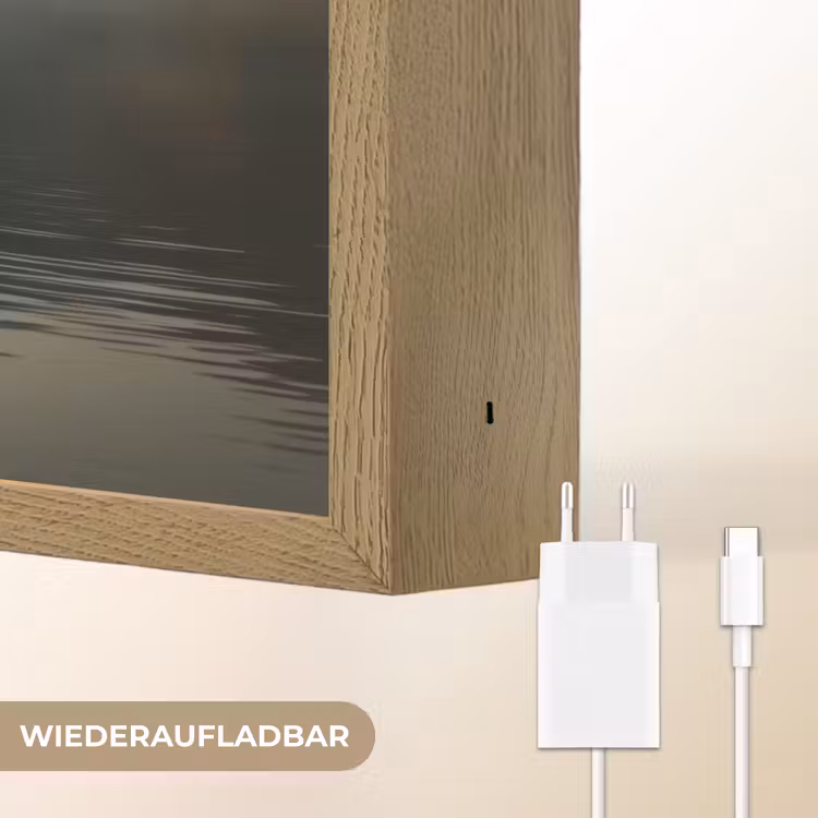 Zwanen - Wit - Water - Mist Light Box met batterij (Wandlamp) middel -USP_websiteoplaadbaarDE