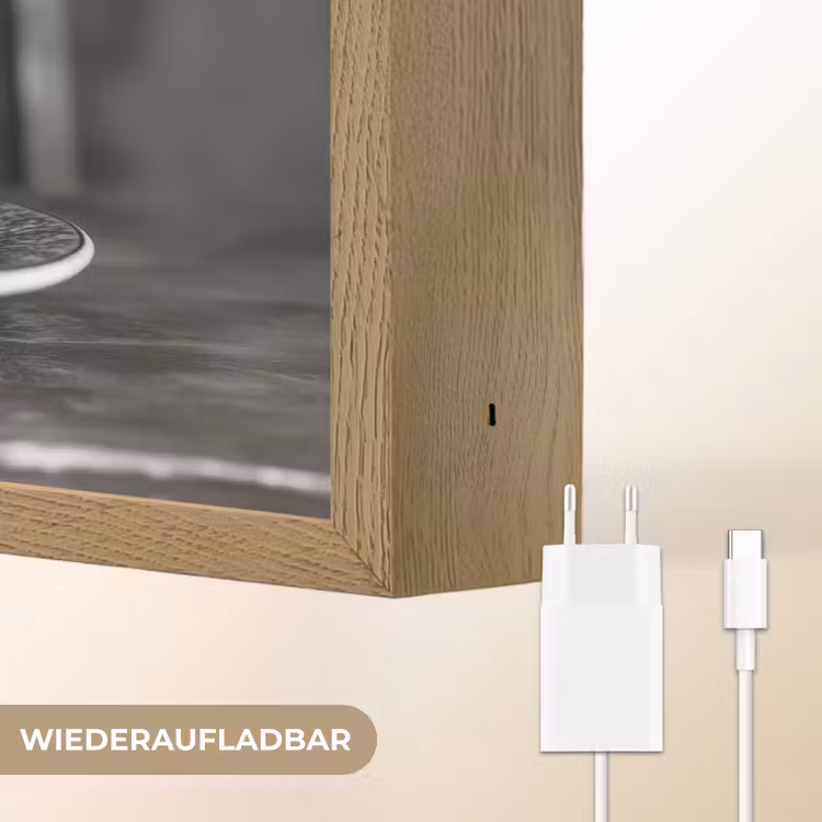 Varken - Schattig - Spaghetti - Zwart wit - Dier Light Box met batterij (Wandlamp) middel -USP_websiteoplaadbaarDE
