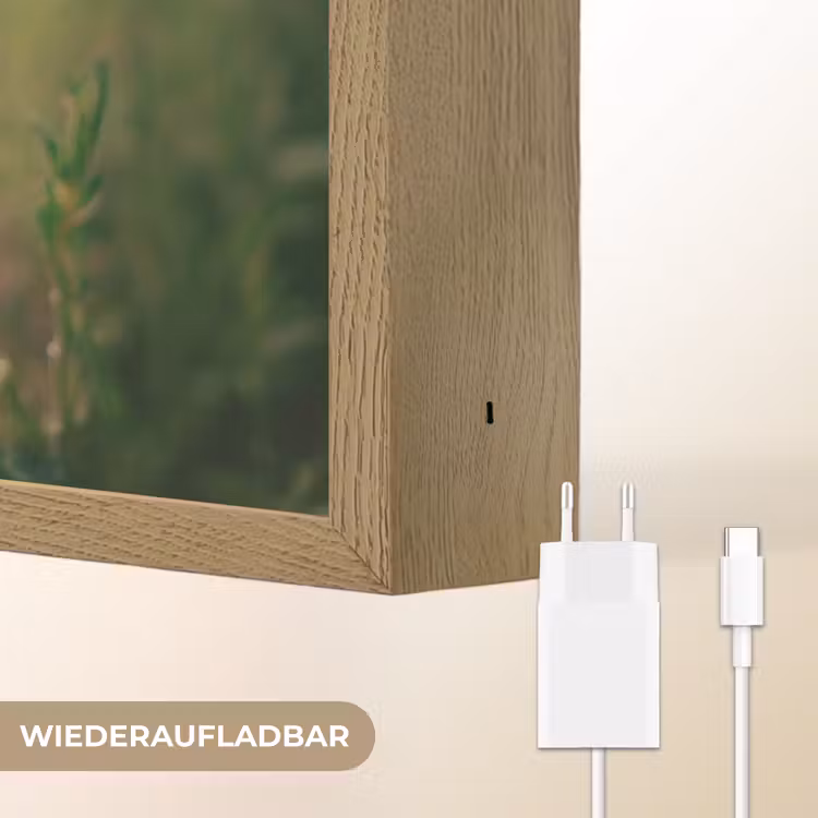 Zonnebloem - Veld - Zonnebril Light Box met batterij (Wandlamp) middel -USP_websiteoplaadbaarDE