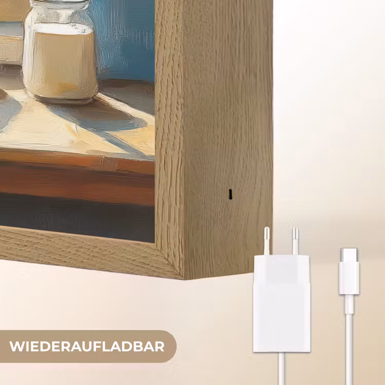 Stilleven - Keuken - Doorkijk - Vintage Light Box met batterij (Wandlamp) middel -USP_websiteoplaadbaarDE
