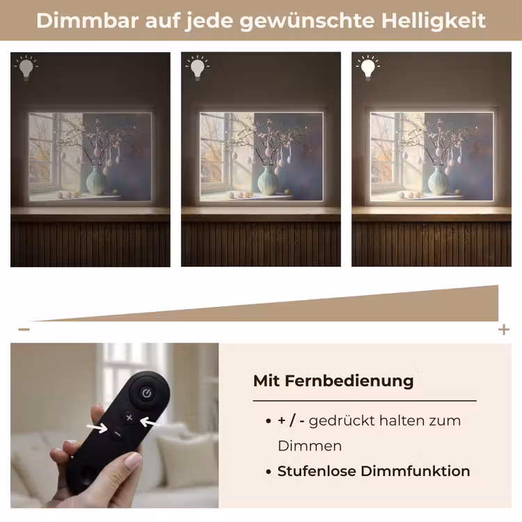 Stilleven - Vaas - Paastak Light Box met batterij (Wandlamp) middel -USP_dimbaarDE