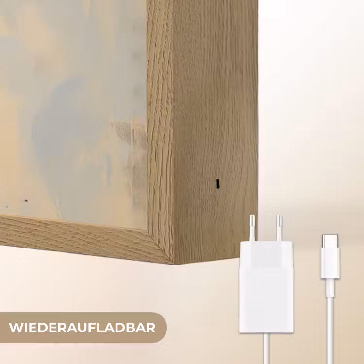 Street art - Banksy - Ballon - Graffiti - Hart Light Box met batterij (Wandlamp) middel -USP_websiteoplaadbaarDE