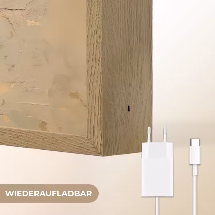 Street art - Chimpansee - Ballon - Graffiti - Banksy Style Light Box met batterij (Wandlamp) middel -USP_websiteoplaadbaarDE