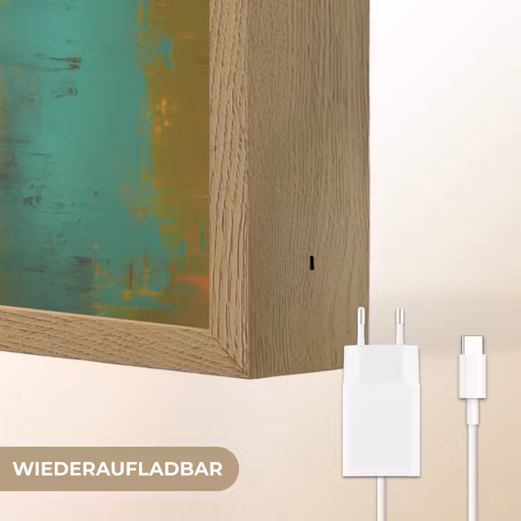 Dansen - Vrouwen - Verfstructuur Light Box met batterij (Wandlamp) middel -USP_websiteoplaadbaarDE
