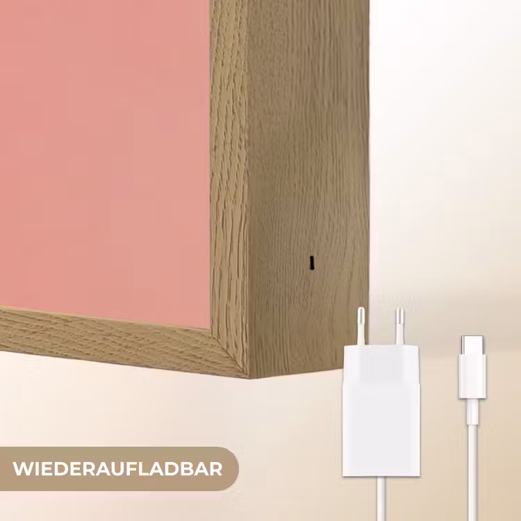 Duiven - Wit - Sierlijk Light Box met batterij (Wandlamp) middel -USP_websiteoplaadbaarDE