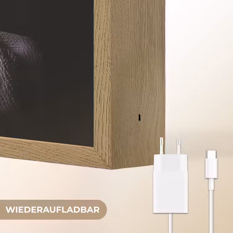 Druiven - Wijn - Rood - Tafel Light Box met batterij (Wandlamp) middel -USP_websiteoplaadbaarDE