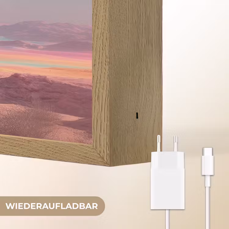 Trap - Boog - Sterrenhemel Light Box met batterij (Wandlamp) middel -USP_websiteoplaadbaarDE