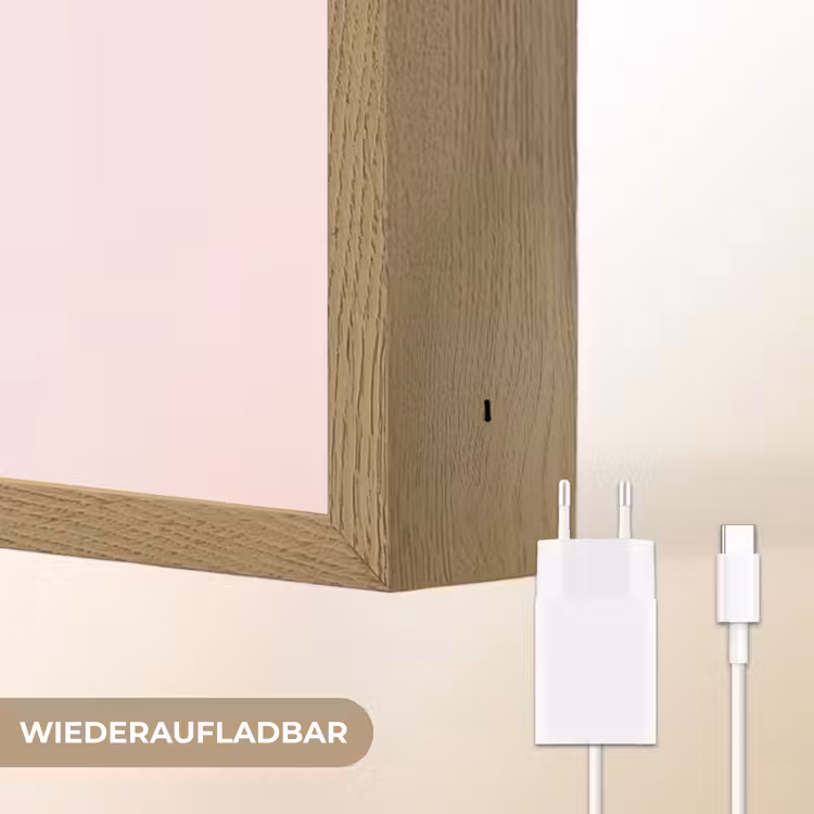 Trofee - Best Mom - Bloemen - Kleurrijk Light Box met batterij (Wandlamp) middel -USP_websiteoplaadbaarDE