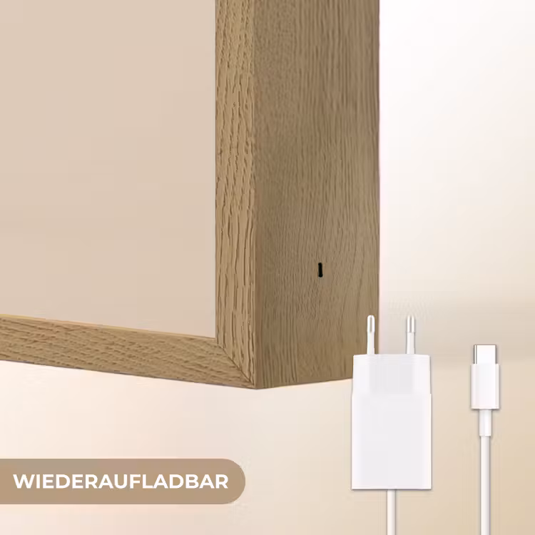 Vaas - Takken - Bloemetjes - Wit Light Box met batterij (Wandlamp) middel -USP_websiteoplaadbaarDE