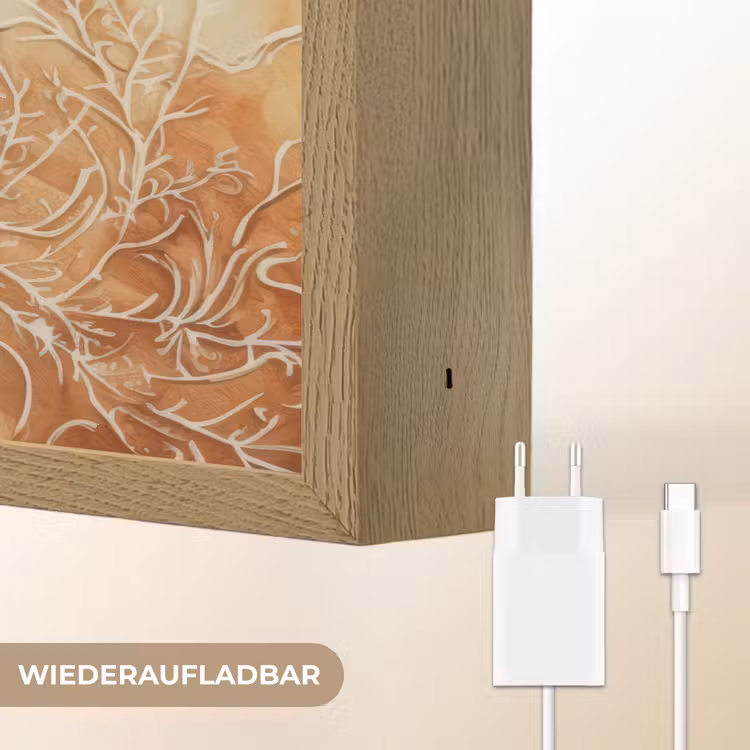 Kerstmis - Koekje - Poppetje - Speculaas Light Box met batterij (Wandlamp) middel -USP_websiteoplaadbaarDE