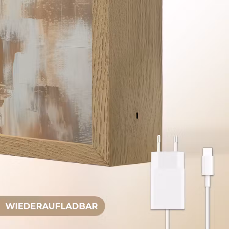 Kerst - Poppetje - Abstract Light Box met batterij (Wandlamp) middel -USP_websiteoplaadbaarDE