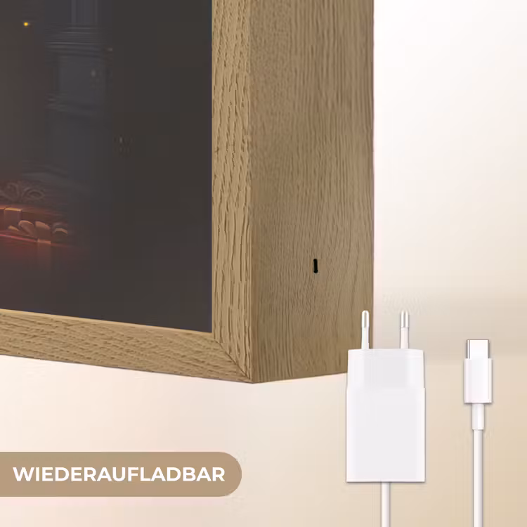 Kerstboom - Cadeau - Kerst - Winter Light Box met batterij (Wandlamp) middel -USP_websiteoplaadbaarDE