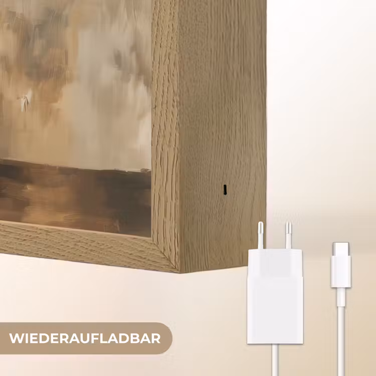 Kerstboom - Versierd - Kleurrijk Light Box met batterij (Wandlamp) middel -USP_websiteoplaadbaarDE