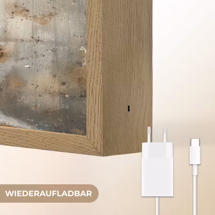 Kerstboom - Vintage - Kerst - Cadeau Light Box met batterij (Wandlamp) middel -USP_websiteoplaadbaarDE
