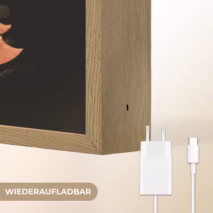 Kerstbomen - Kleurrijk - Lichtjes - Ster Light Box met batterij (Wandlamp) middel -USP_websiteoplaadbaarDE