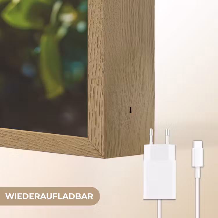 Citroenen - Bladeren - Blauwe lucht Light Box met batterij (Wandlamp) middel -USP_websiteoplaadbaarDE