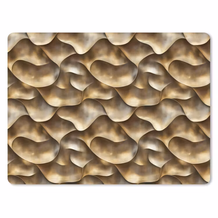 Abstract - Antiek - Goud muismat rubber klein 262 -3d
