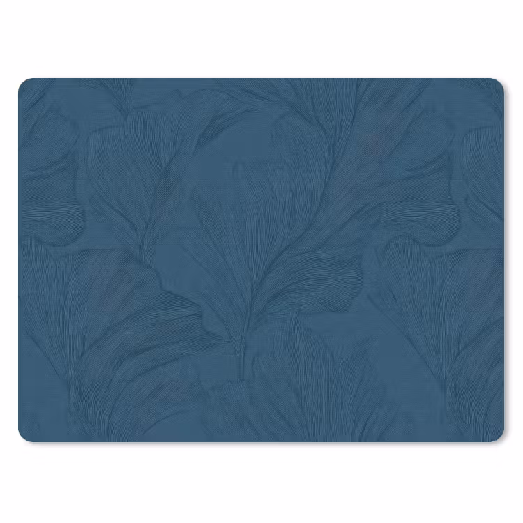Abstract - Patroon - Donkerblauw - Elegant muismat rubber klein 262 -3d